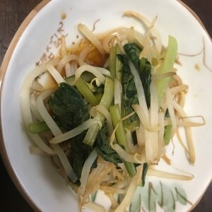 もやしと小松菜の小料理